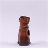 Rieker Tex Round Buckle Ruffled Boot - Tan Leather